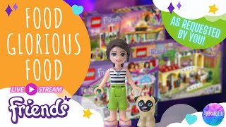 Restaurant, Diner and Cafe - Lego Friends live stream, build and cosy chat