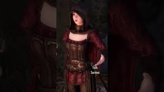 Gifting Serana Potato - Skyrim mod: Serana Dialogue Add on #shorts