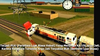 ►D◄ WOOAA!! Tabrakan Truk VS KA 15L New Argo Jati Tujuan Stasiun Gambir