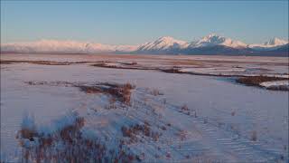 DJI drone Moose flyover