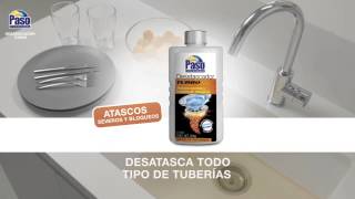 PASO profesional Desatascador turbo