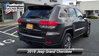 Certified 2018 Jeep Grand Cherokee Limited, Flemington, NJ J18733A