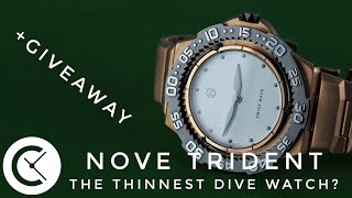 Nove Trident: The Thinnest Dive Watch or Something Else? GIVEAWAY