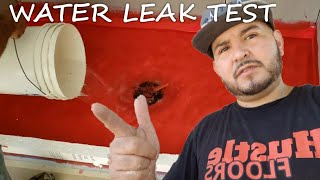 How to Test New Shower Pan Leaks ✅ | #Redgard Divot Method ➡️ Part 2 | #showerpan #leaks #tile