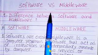 Software vs middleware|difference between software and middleware in hindi|middleware in hindi.