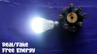 Free Energy Generator make at Home | How to make real/fake free energy lights