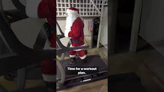 How Santa stays in shape after eating cookies… 🎅🍪 #funnyvideo #funny #santa #merrychristmas