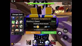 (Roblox) TOWER HEROES DESTINY DAWN FINAL BOSS SONG