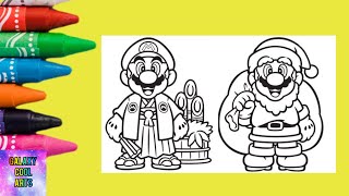 Mario Coloring Pages #coloring_pages #coloring #mario #christmas