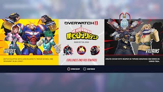 My Hero Academia Overwatch Challenges and Rewards