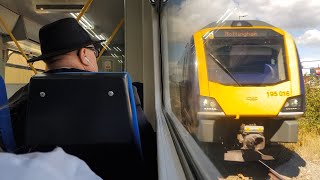 Arriving at Barnsley Station in South Yorkshire, England