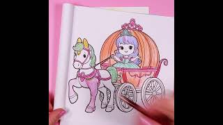 Fun Coloring For Kids |How to Color Princess  | Coloring Tutorial For Kids #coloringforkids