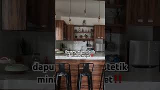 DAPUR VILLANYA ESTETIK MINIMALIS BANGET‼️ #tempatliburan #staycation #villapuncak