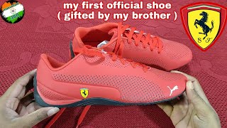 Puma ferrari edition shoe...( my first official shoe which I want to buy from long time )