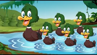 Five Little Ducks Song -25 | Nursery Rhymes & Kids Songs | Rhyme Time Kids