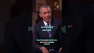 Barack Obama Picks Kendrick Lamar Over Drake 👑