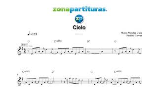 Partitura "Cielo" Benny Ibarra