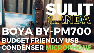 Boya BY-PM700 | OBS | Unboxing | Budget Friendly USB Condenser Microphone | (Filipino)