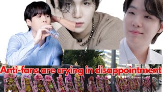 The funeral wreaths became meaningless with Suga's return #bts #Suga #btsnews #BTSlatestupdates