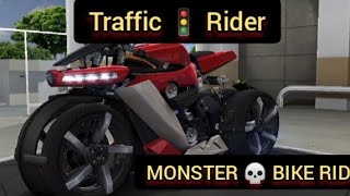 Traffic 🚦 Rider Monster 💀 Bike like Subscribe #bike @saifulla84