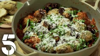 Garlic, Chilli & Aubergine Veggie Meatballs | Go Veggie and Vegan With Matt Tebbutt | Channel 5