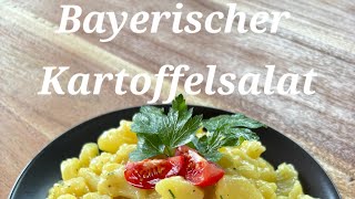 Bayerischer Kartoffelsalat mit Essig und Oel