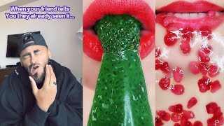 Text To Speech 🌈 ASMR Satisfying Eating 🌈 POVs @MARRK ADAMS || Tiktok Compilations 2023 #40