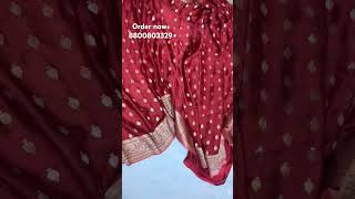 Banaras crepe silk saree #youtubeshorts #shorts #trending #fashion #banarasi