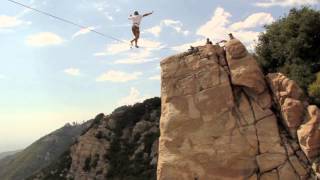 Slackline Craziness With the Tags Wireless Earbuds