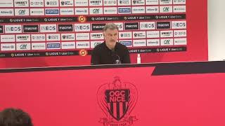 Christophe Galtier : "Certains étaient certainement projetés sur l'OM" OGC Nice 0-1 Clermont Foot