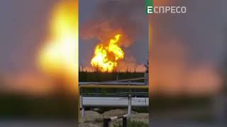 Gas Pipe Burning in Russia 16.06 #shorts #russia #ukraine