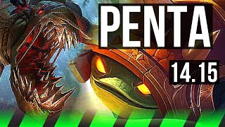 FIDDLESTICKS vs RAMMUS (JGL) | Penta, 1100+ games, Godlike, 20/6/13, 33k DMG | EUW Master | 14.15