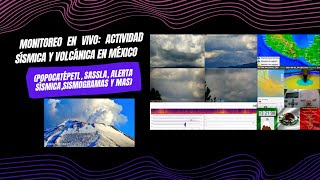 Monitoreo en Vivo: Actividad Sísmica y Volcánica en México (Popocatépetl, SASSLA, Alerta Sísmica)