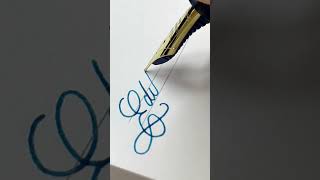 Edition - handwriting with fountain pen #calligraphy #cursive #art #satisfying #lettering