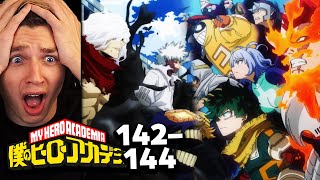 THE FINAL BATTLE!! My Hero Academia Episode 142, 143, 144 REACTION!