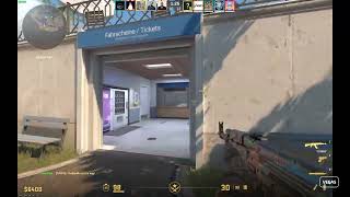 Counter Strike 2 OP Overpass CT Smoke Long