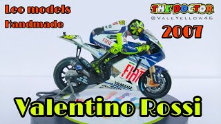 Handmade figure ▪ Leo Models ▪ Valentino Rossi ▪ 1:18 Scale