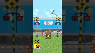 Railway level Railroad crossing trains Minecraft【 踏切 電車 アニメ】