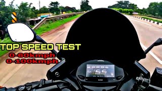 SUZUKI GIXXER SF 250 TOP SPEED TEST || 0-60 & 0-100 ACCELERATION TEST ||