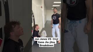 Jon Jones VS  Ciryl Gane Jiu-jitsu Breakdown #jiujitsu #martialarts #mma