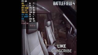 Battlefield 4 - GTX 1050 Ti 4gb + i5 10400f #Shorts