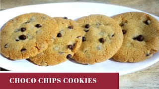 Choco Chips Cookies|Easy Eggless Cookies Recipe|Cookies Recipe|How To Make Choco Chip Cookies