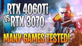 Nvidia RTX 4060 Ti vs RTX 3070 | Game Benchmark Tests and Gameplay