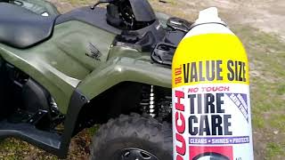 How to make mud easier to get off your atv.