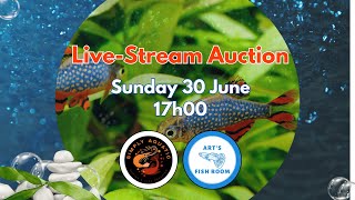 LIVESTREAM AUCTION - Simply Aquatic & Art's Fish Room