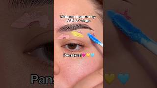 @olivia__makeup | #Pride flag makeup: Pansexual🩷💛🩵 #shorts #makeuptutorial #makeup #lgbtq