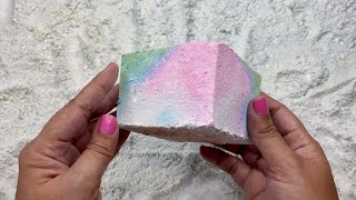 Reformed Rainbow Block!🌈Breaking Chalkness Monster Gym Chalk Satisfying Relaxing Stress Relief ASMR