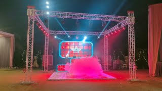 Four Side Truss Setup 2023 | Led Wall Dj Setup | Punjab DJ Chandigarh | Contact - 9872859951