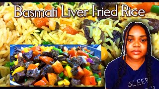 BASMATI LIVER VEGERABLE FRIED RICE || NIGERIAN BASMATI FRIED RICE RECIPE ||STORY TIME