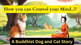 How You Can Control Your Mind.. A Buddhist Dog and Cat Story